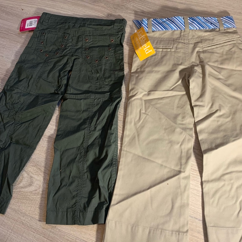 NWT Children’s Olive Green Pants & Khaki Pants for Girls Size 4 - Picture 4 of 8